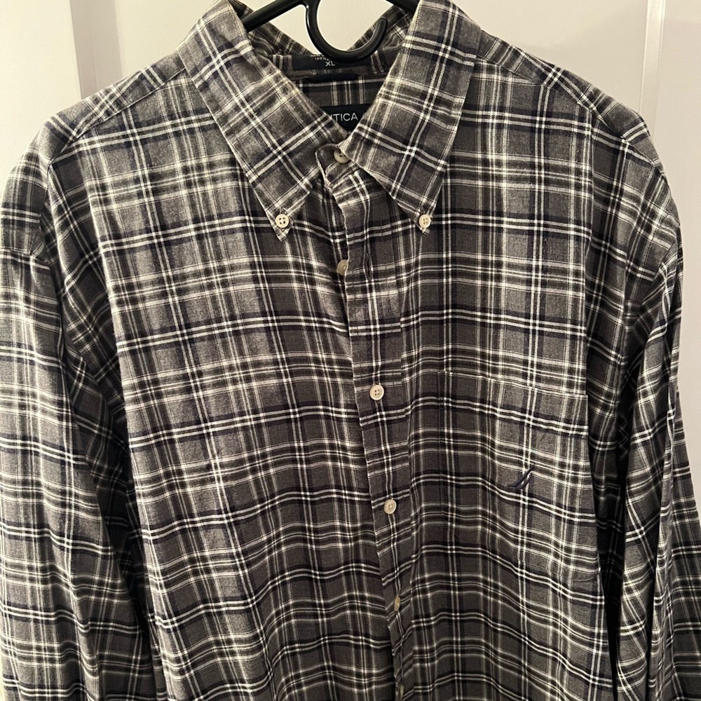 Gray check Nautica